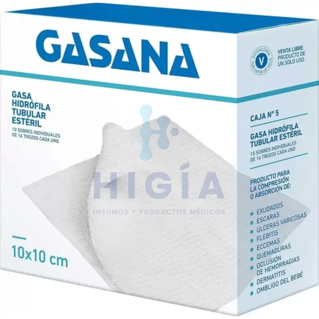 GASA ESTÉRIL CAJA X10 SOBRES - MEDIDA - 10X10