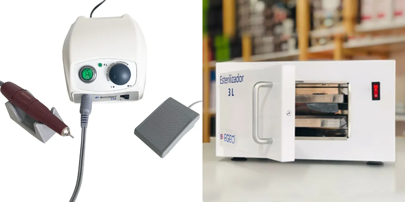 Combo Esterilizador 3L + Micromotor Evoden