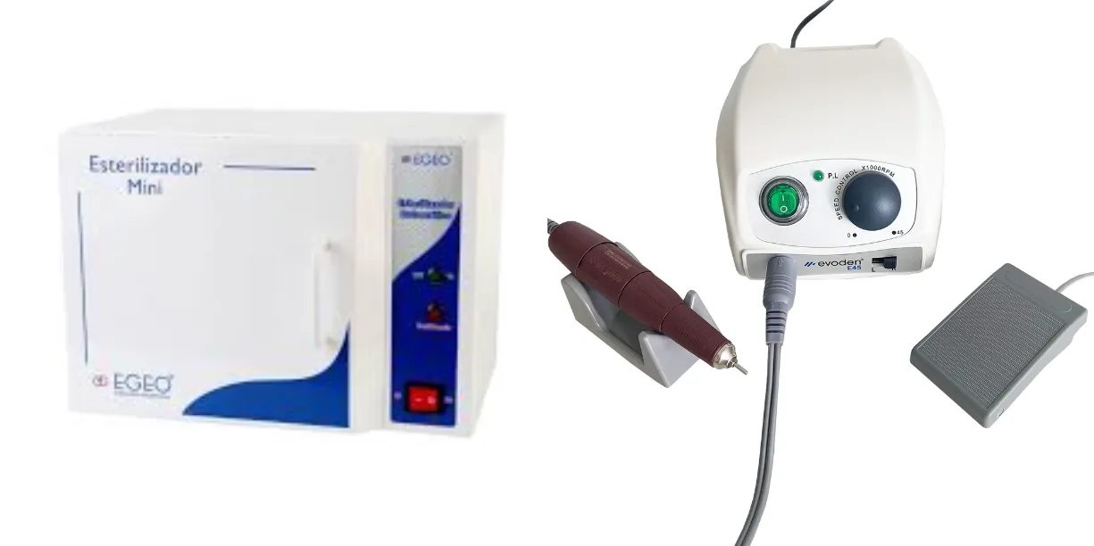 Combo Esterilizador 9L + Micromotor Evoden